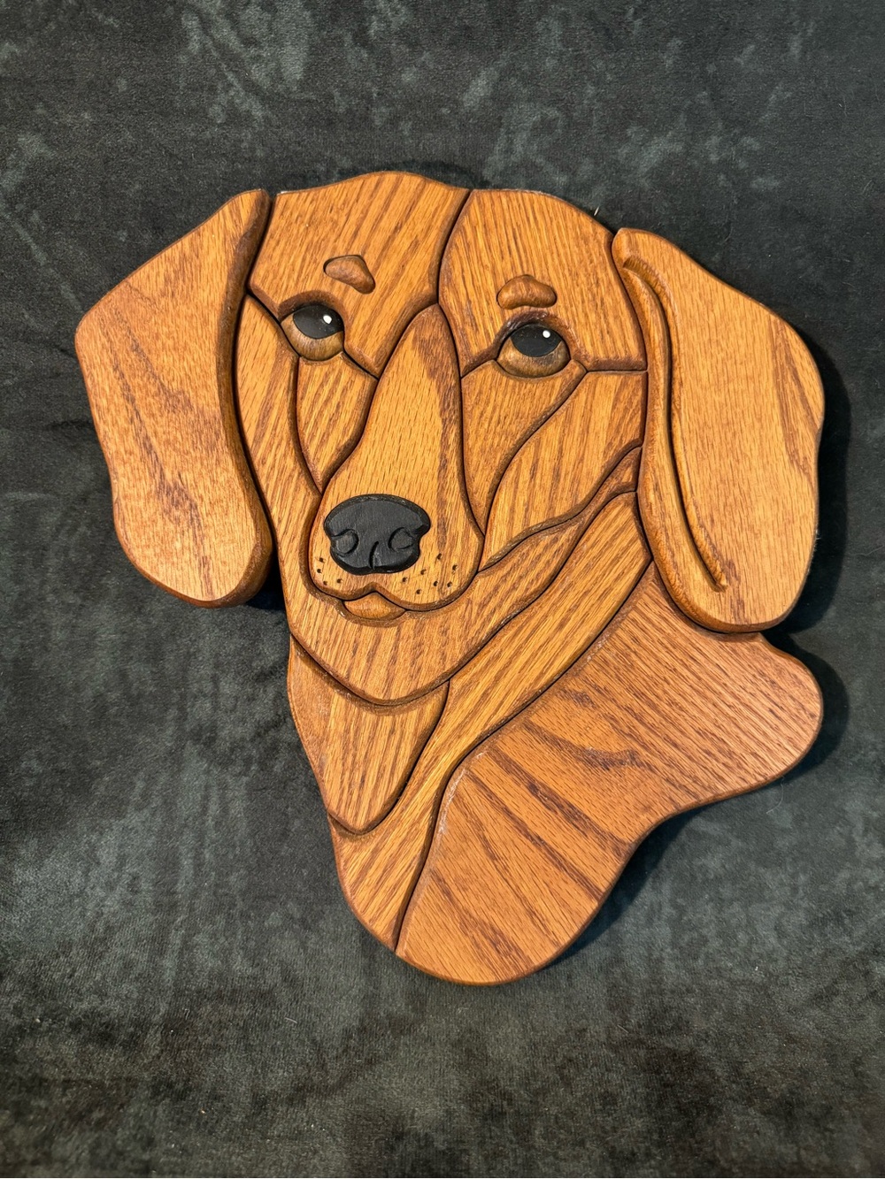 Handcrafted Wooden Dachshund Wall Art